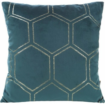 Takoy Zamatová so zlatým vzorom včelieho plástu-HF-387674 45 x 45 cm