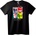 NOONEBRAND Тениска Рок черепи - S, Black