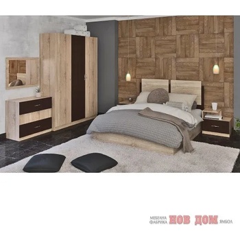 Image 1 of Мебелна фабрика НОВ ДОМ - гр. Ямбол Спален комплект Атина 4+матрак Евро (4561)