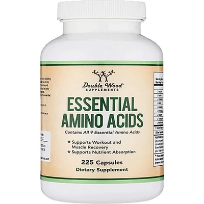 Double Wood Supplements EAA | Essential Amino Acids [225 капсули]