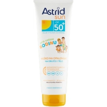 Astrid Sun rodinné mléko na opalování SPF50+ 250 ml