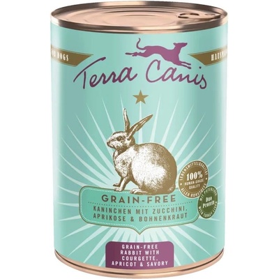 Terra Canis Без зърно Заек с тиквички, кайсии и мащерка 400 г