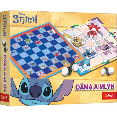 Trefl Dáma a Mlýn Lilo & Stitch v krabici 29x19x4 cm