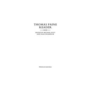 Thomas Paine Reader | Thomas Paine (1987)