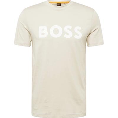 BOSS Тениска 'Thinking 1' бежово, размер XL