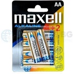 Maxell Алкална батерия MAXELL AA, LR-6, 4+2 бр. в опаковка, 1.5V (ML-BA-LR6-4plus2) - Allstore