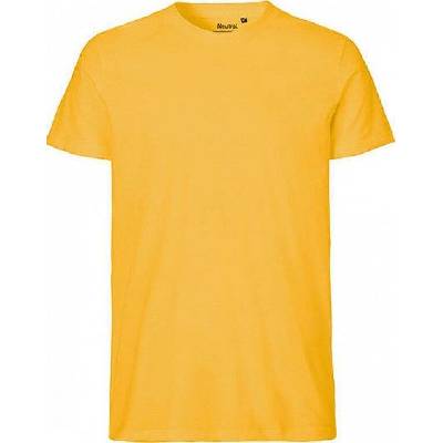 Neutral organické tričko v úzkém slim-fit střihu NE61001 Žlutá