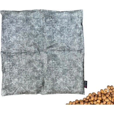 VFstyle nahrievací vankúšik s čerešňovými kôstkami 30x30 cm Grey