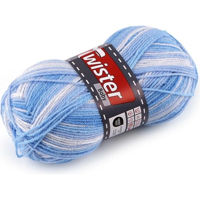 Pletací příze Baby 50 g Varianta: 8 (095) modrá světlá, Balení: 1 ks 60558/156573/280629