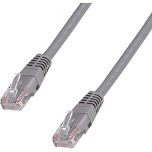 Datacom 1500 Patch, UTP, Cat5e, RJ45, 0,5m, šedý