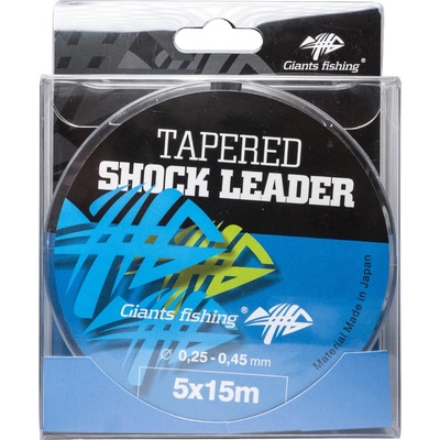 Giants Fishing Tapered Shock Leader 5 x 15m 0,30-0,50mm – Zboží Dáma