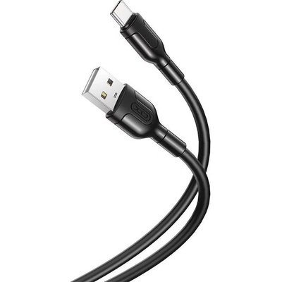 XO NB212 USB -C, 2,1A, 1m, černý