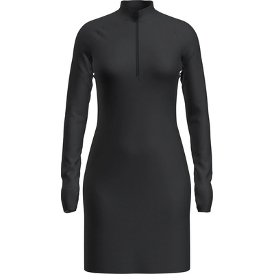 Icebreaker W Mer 260 Granary Ls Half Zip Tee Dress Lady
