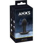 Anos - вибратор за простата с акумулатор водоустойчив - черен