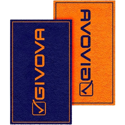 GIVOVA Хавлиена кърпа Givova Double Face 80x165 cm towel - Orange / Blue (Navy Blue / Orange)