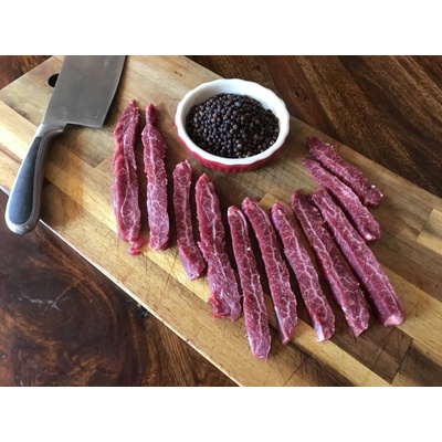 Přátelé sušeného masa Jerky Kampotský tmavě červený pepř 125 g