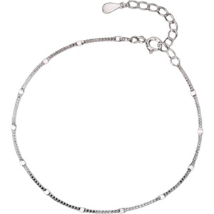 Silenti Jewelry Сребърна гривна за крак "Реалност