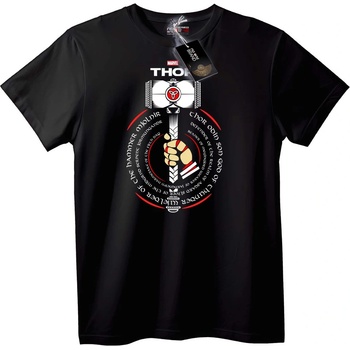 NOONEBRAND Тениска Thor Чукът Mjolnir - 6XL, White