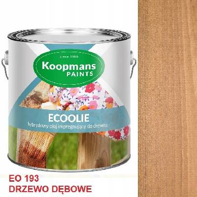 Impregnační olej na dřevo Koompans 2,5 l 193 dubové dřevo