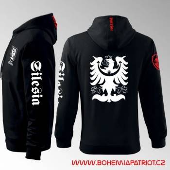 mikina s kapucí Silesia 6MZ černá