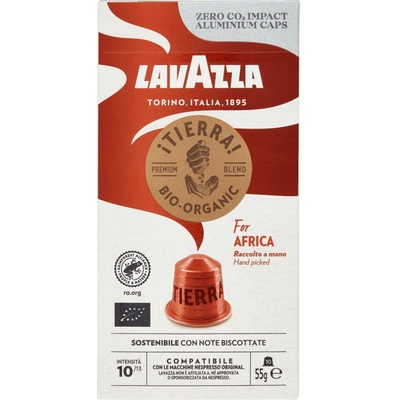 Lavazza Tierra Africa Bio Alu Kapsule do Nespresso 10 ks