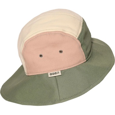 KiETLA klobouček s UV ochranou Green Natural Pink