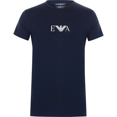 Emporio Armani Тениска Emporio Armani Chest Logo T Shirt - Navy
