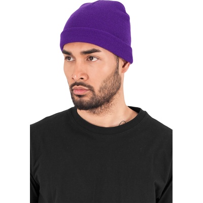 Urban Classics Шапка бийни в лилав цвят Heavyweight Beanie UB-1500KC-00195 - Лилав, размер one size