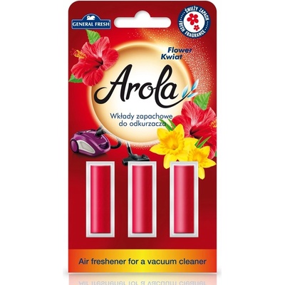 GENERAL FRESH Arola Náhradná náplň do vysávača s kvetinovou vôňou 3 ks