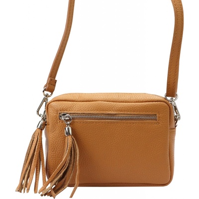 Luka kožená crossbody kabelka 20-030 camel