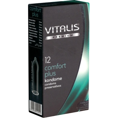 ostatní Vitalis Premium Single: Comfort Plus, 12 condoms with large head