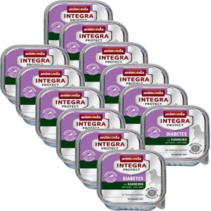 Animonda Integra Protect Cat Diabetes - заек 12 x 100г