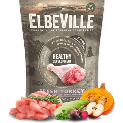 Elbeville Puppy and Junior Large Fresh Turkey Healthy Development 0,1 kg