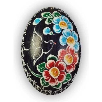 Slepičí kraslice vyškrabovaná barevná vzor sb-0330