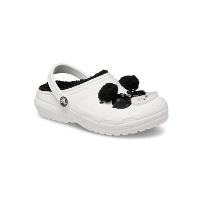 Crocs Classic Lined Iam Panda Bear Clog K 210400 Bílá