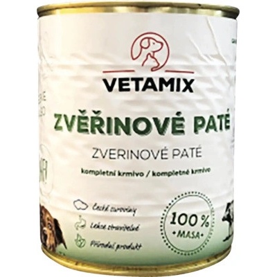 Vetamix Adult zverinové paté 850 g