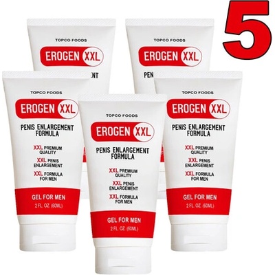 5 x Гел за уголемяване на пениса Erogen XXL BIG 5x60ml
