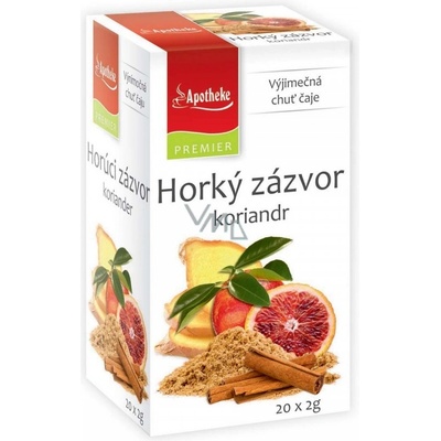 Apotheke PREMIER SELECTION Horúci zázvor koriander 20 x 2 g