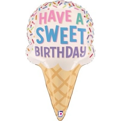 GRABO Zmrzilna Have a Sweet Bday 28" 71cm fóliový balónek nafukovací
