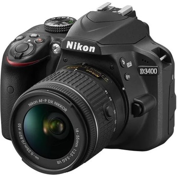 Nikon D3400 + AF-P 18-55 VR + 55-200 VR II