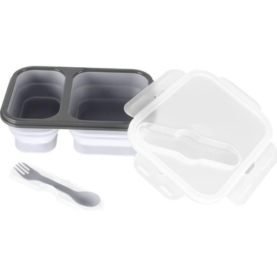 Zopa Desiatový box s príborom malý Dove Grey 8595114461288