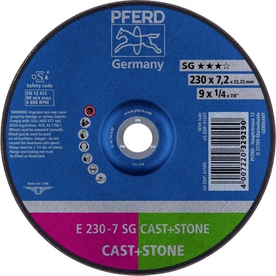 Pferd Brúsny kotúč lomený 230 x 22.23 mm 62914720 10 ks