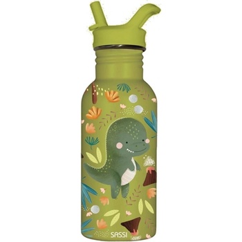Sassi Бутилка от неръждаема стомана Sassi - Динозавър, 500 ml (SSSB1112)