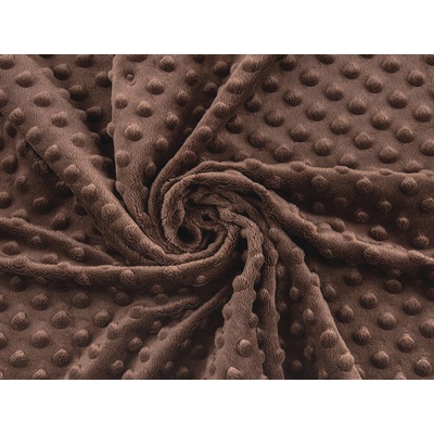 Premium minky hnědá (cocoa brown) 380g