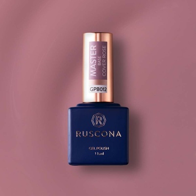 Ruscona Podkladový gel lak Master Base COVER ROSE 11 ml