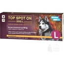 Veterinárne prípravky Bioveta Top spot-on Dog L nad 30 kg 1 x 3 ml