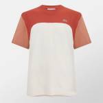 Lacoste Тениска Lacoste Logo Colour Block T-Shirt - Latte HBI