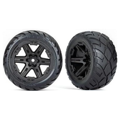 Traxxas колело 2.8", джанта RXT черен, гума Anaconda (4WD преден/заден, 2WD преден) (2)
