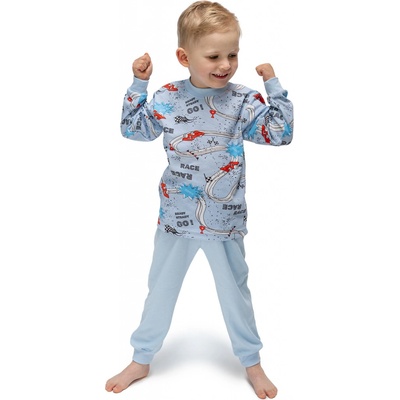 Esito dětské pyžamo Race modrá