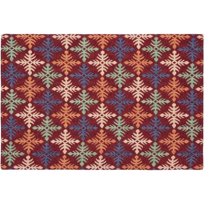 SCANquilt prostírání motiv kosočtverce vínovomodrá prostírání 30x45cm